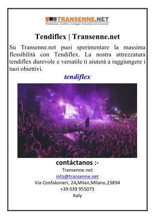 Tendiflex  Transenne.net