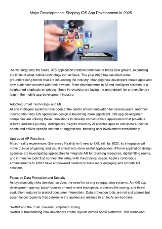 MajorDevelopmentsShapingiOSAppDevelopmentin2025
