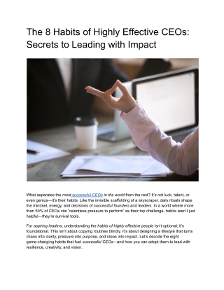 The 8 Habits of Highly Effective CEOs_ Secrets to Leading with Impact