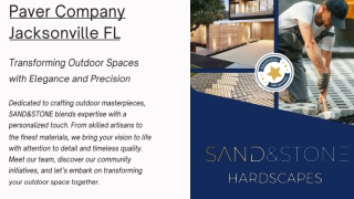 Paver Company Jacksonville FL