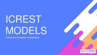 Icrest Models: Marketplace for Business Plans, Reports & Templates