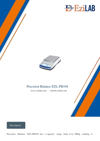 Precision-Balance-EZL-PB104