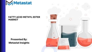 Fatty Acid Methyl Ester Market Size & Share, Analysis 2031