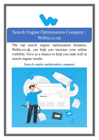 Search Engine Optimisation Company | Weblu.co.uk