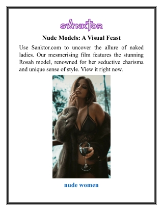 Nude Models A Visual Feast