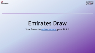 Emirates Draw PPT 22