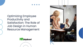 Job Design Method