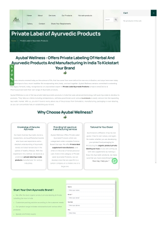 Private labelling companies