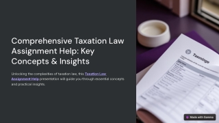 Comprehensive-Taxation-Law-Assignment-Help-Key-Concepts-and-Insights