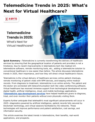 Telemedicine Trends in 2025_ What's Next for Virtual Healthcare
