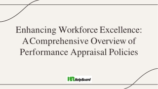 Performance Appraisal Policy Sample