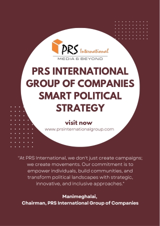 New PRS Political Strategy
