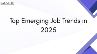 Top Emerging Job Trends in 2025