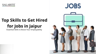 Top Skills to Get Hired for Jobs in Jaipur
