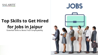 Top Skills to Get Hired for Jobs in Jaipur