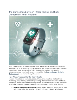 The Connection between Fitness Trackers and Early Detection of Heart Problems