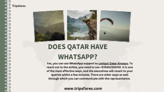 Does Qatar have WhatsApp?