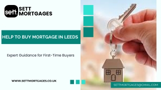 Help to buy mortgage Leeds  Sett Mortgages