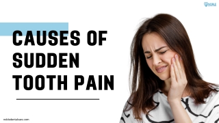 Understanding the Root Cause of Sudden Tooth Pain  Tempe Dentist