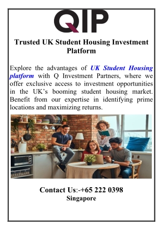 Trusted UK Student Housing Investment Platform