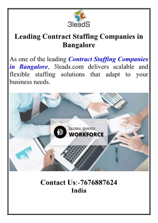 Leading Contract Staffing Companies in Bangalore