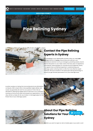 Pipe Relining Sydney