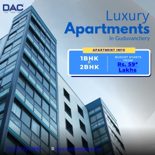 Find Your Dream Apartments in Guduvanchery with DAC Developers