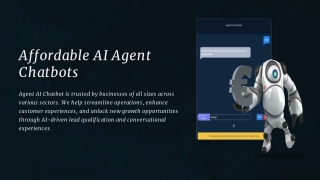 Affordable AI Agent Chatbots