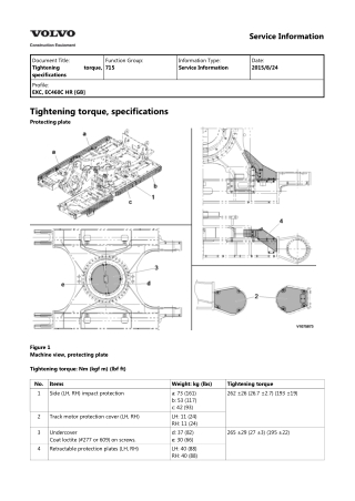 VOLVO EC460C HR EC460CHR EXCAVATOR Service Repair Manual Instant Download