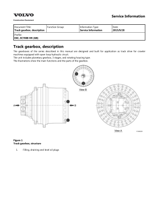 VOLVO EC700B HR EC700BHR EXCAVATOR Service Repair Manual Instant Download