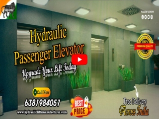 Passenger Elevator Manufacturers Chennai