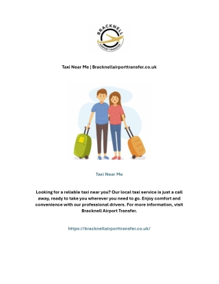 Taxi Near Me | Bracknellairporttransfer.co.uk