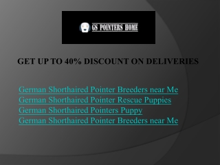 Top German Shorthaired Pointer Breeders Near me