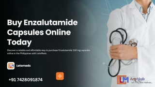 Buy Enzalutamide 160 mg Capsule Online in the Philippines