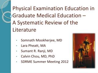 Physical Examination Education in Graduate Medical Education – A Systematic Review of the Literature