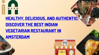 Indian Vegetarian Restaurant In Amsterdam