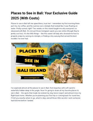 Places to See in Bali_ Your Exclusive Guide 2025 (With Costs)