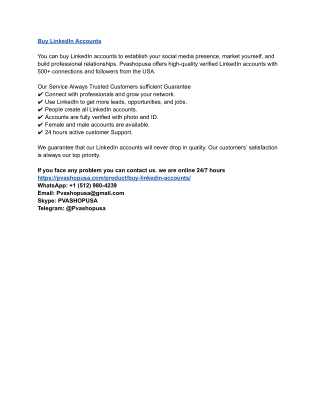 How And Where To Buy LinkedIn Accounts New 2024 ...