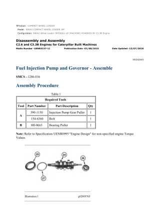 Caterpillar Cat 906H2 COMPACT Wheel Loader (Prefix JRF) Service Repair Manual Instant Download (JRF00001 and up)