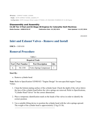 Caterpillar Cat 907M Compact Wheel Loader (Prefix Z77) Service Repair Manual Instant Download (Z7700001 and up)