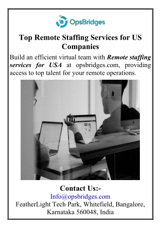 Top Remote Staffing Services for US Companies