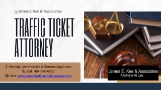 Traffic Ticket Attorney Lawrenceville GA