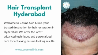 Hair Transplant Hyderabad