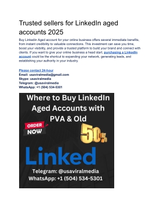 How to Buy LinkedIn Accounts(And Why It's Not the Best ...