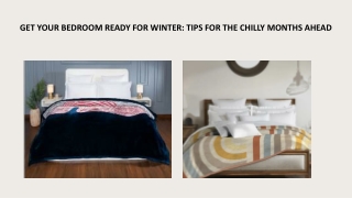 Get Your Bedroom Ready for Winter Tips for the Chilly Months Ahead