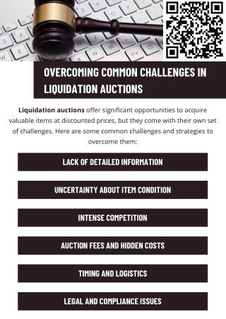 Overcoming Common Challenges In Liquidation Auctions