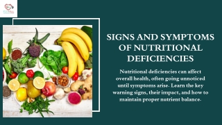 Recognizing & Overcoming Nutritional Deficiencies: Key Signs & Solutions.