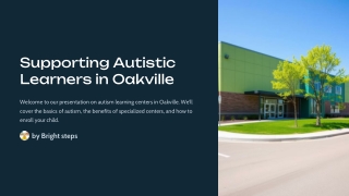 Autism Learning Center near me Oakville