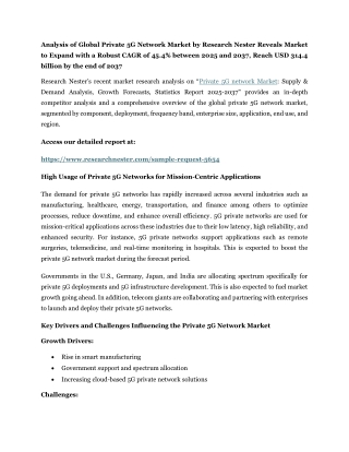 Private 5G Network Market