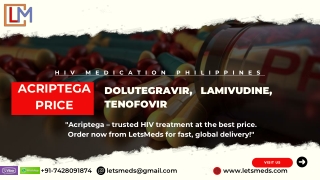 Acriptega Tablet Dolutegravir Lamivudine Tenofovir Price Online